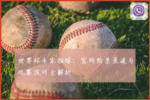 世界杯专家推球：官网购票渠道与观赛技巧全解析
